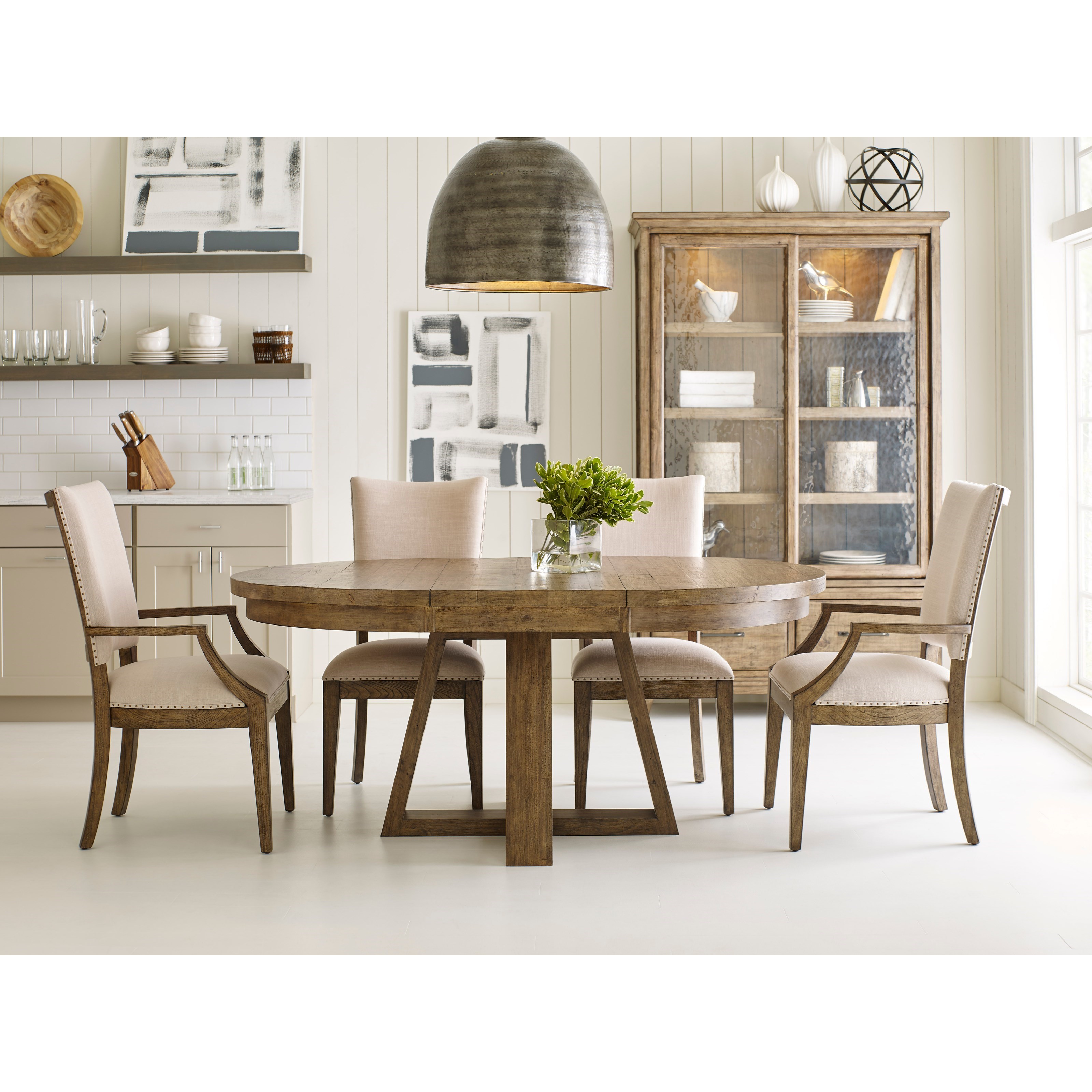 Arm chair with plank on sale
